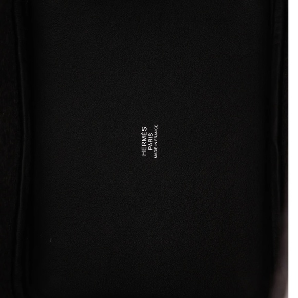 Pre-Owned Hermès 2020 Feutre Wool Swift Picotin 22 MM PHW - Picture 4 of 7